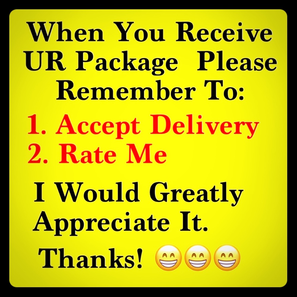 Please!!! Do this as many are not!!!!
